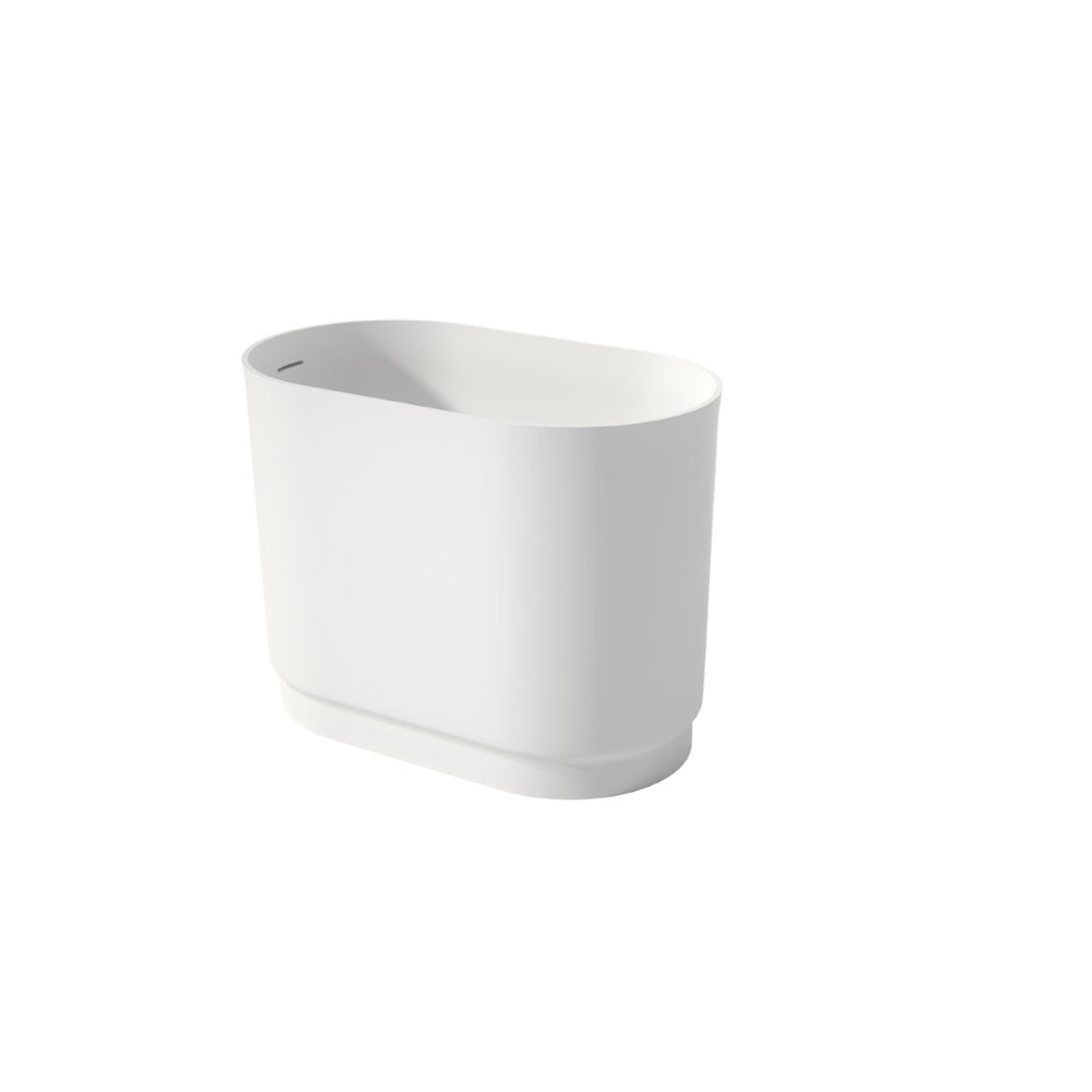 English Elm 39 Inch Eco Stone Resin Freestanding Soaking Tub Matte Finish Spa Bath T3785P353970