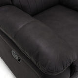 English Elm Wallace & Bay - Wallace & Bay  Marshall Black Reclining Sofa