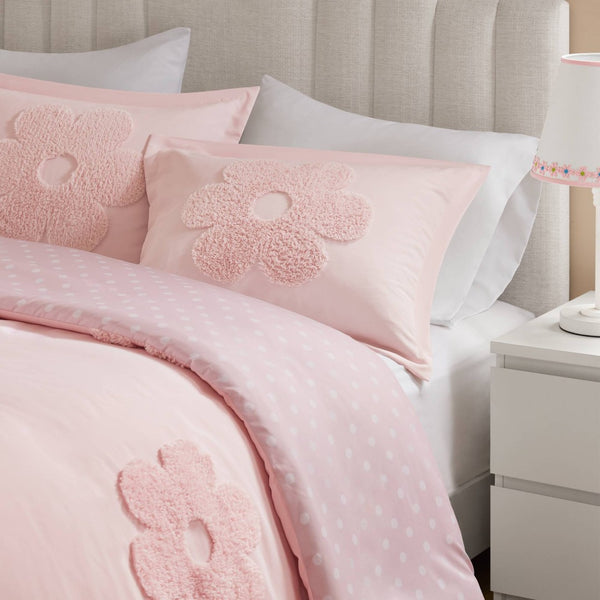 English Elm 3-piece Tufted Chenille Floral Duvet Set Reversible Textured Polyester Bedding B035P408216