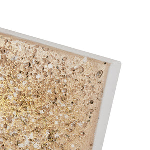 JLA Home Madison Park - Heavily Embellished two-panel canvas art set with metallic gradients, real stone accents & gold sparkle for luxe décor MP95C-0173