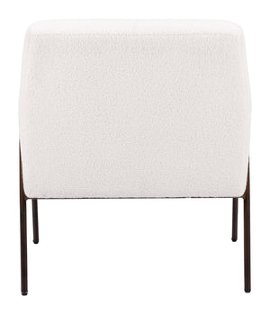 Charleston Accent Chair Cream 109524 Zuo Modern