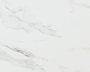 Sunpan Mirella Coffee Table - Modern Circular Design in Sealed Concrete with White Marble Finish & Unique Veining