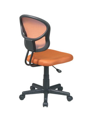 OSP Home Furnishings Mesh Task chair Orange