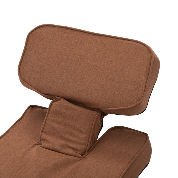 English Elm Multi-functional Foldable Sofa Bed with 5 Adjustable Angles, Removable Pillow & Tray, Dark Brown W2181P293644