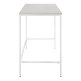 OSP Home Furnishings Contempo 42" Desk White Oak