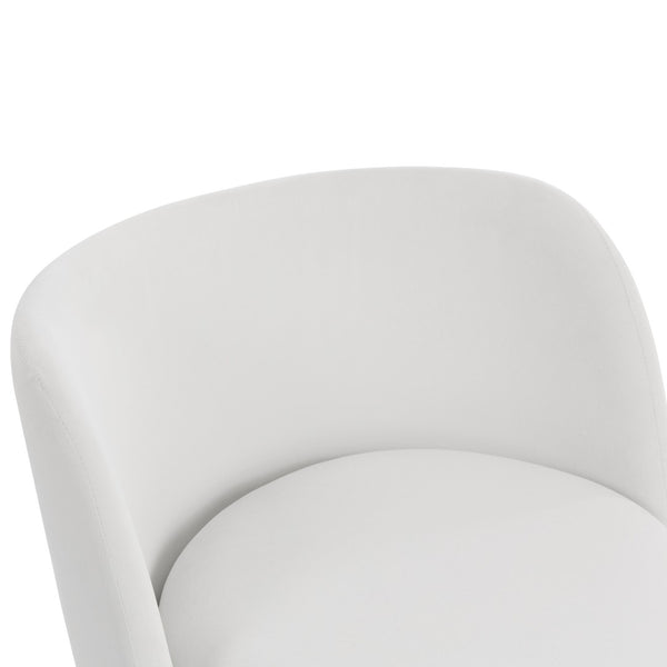 English Elm Stylish Barrel Swivel Accent Chair Upholstered Seat with Storage for Vanity or Dining W3248P424642