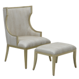 Garson Silver Armchair, Fresh Files Linen