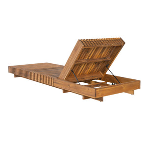 English Elm Christopher Knight Home® - Lounge Chaise Set - Durable Acacia Wood With Plush Water-Resistant Cushions & Adjustable Backrest N770P281696T_65429.00CUSHDGRY