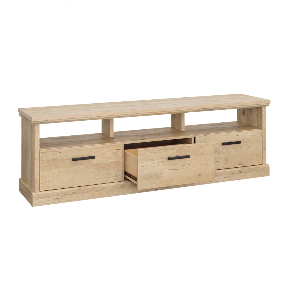 English Elm Credenza, Stylish Brown Engineered Wood Tv Stand For Up To 70” Tvs With Ample Storage Space B356P367929