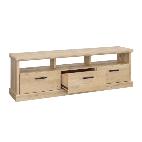 English Elm Credenza, Stylish Brown Engineered Wood Tv Stand For Up To 70” Tvs With Ample Storage Space B356P367929