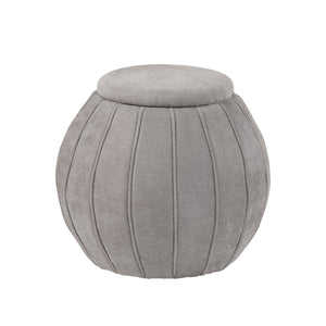 Crestview Collection Modern Chenille Ottoman With Hidden Storage - Stylish & Functional Accent For Your Living Room Space Tan Solid Wood Evfzr4340tau