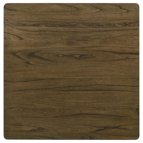 English Elm Maxine Brown Mindi Veneer Square Counter Height Table for Farmhouse Dining Rooms B062S01451