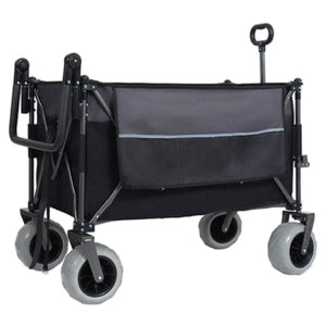 English Elm Multi-functional All-terrain Folding Wagon with Balloon Tires and 300l Outdoor Capacity W2932P317114