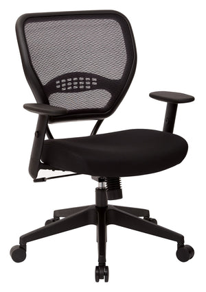 OSP Home Furnishings Managers Executive Office Chair with Airgrid Back Lumbar Support and Ergonomic Padded Seat 5500