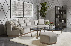 Sunpan Crosshatch Wall Art Set of 2 – Hand-Painted Black Design in Modern Floater Frame, 48" x 48"