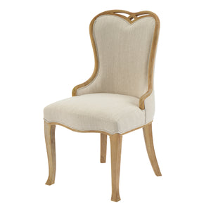 English Elm Christopher Knight Home® - Heart-Back Wingback Dining Chairs Set Of 2 – Elegant Upholstered Seating With Natural Wood Legs N768P283429N