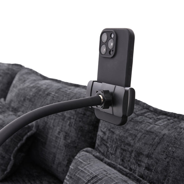 English Elm United We Win 112" Oversized Chenille Sectional Sofa With Storage Ottoman, Usb Ports & Phone Holder W1568S00192-GIGA