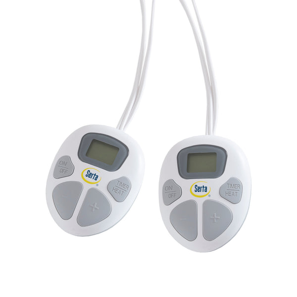 JLA Home Serta - Mattress Plush Heated Pad with 10 Heat Settings, Microfiber Top, Auto Shutoff & Machine Washable 75 L x 39 W x 0.8H ST55-0266