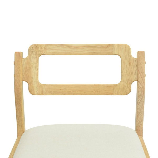 English Elm Topmax Rubberwood Extendable Dining Set with Drop Leaves and Linen Chairs for Four SP000080AAA