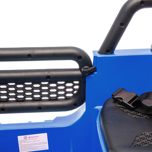 English Elm 24v Two-seat Kids Electric Ride on Truck with Parental Remote and Off-road Suspension W1578P375446