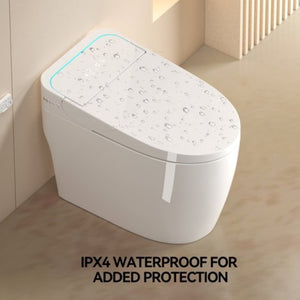 English Elm Unique Smart One Piece Toilet Bidet Combo with Auto Lid Warm Air Dryer Heated Seat W3133P476384