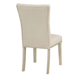 OSP Home Furnishings Preston Dining Chair  - Set of 2 Burlap