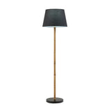 Martha Stewart Nassau MT Lily Pond Metal Bamboo Floor Lamp 60"H MT154-0071 Black/Natural