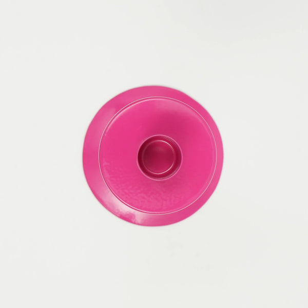 English Elm Candle Groovy Glow Pink Metal Holder 5x5x11 in Floral Modern Accent — Trendy, Warm Ambiance Decor B346P356185