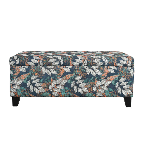 English Elm Christopher Knight Home® - Storage Ottoman - Floral Upholstered Design For Stylish Seating, Smart Storage & Home Décor Charm N769P236407A