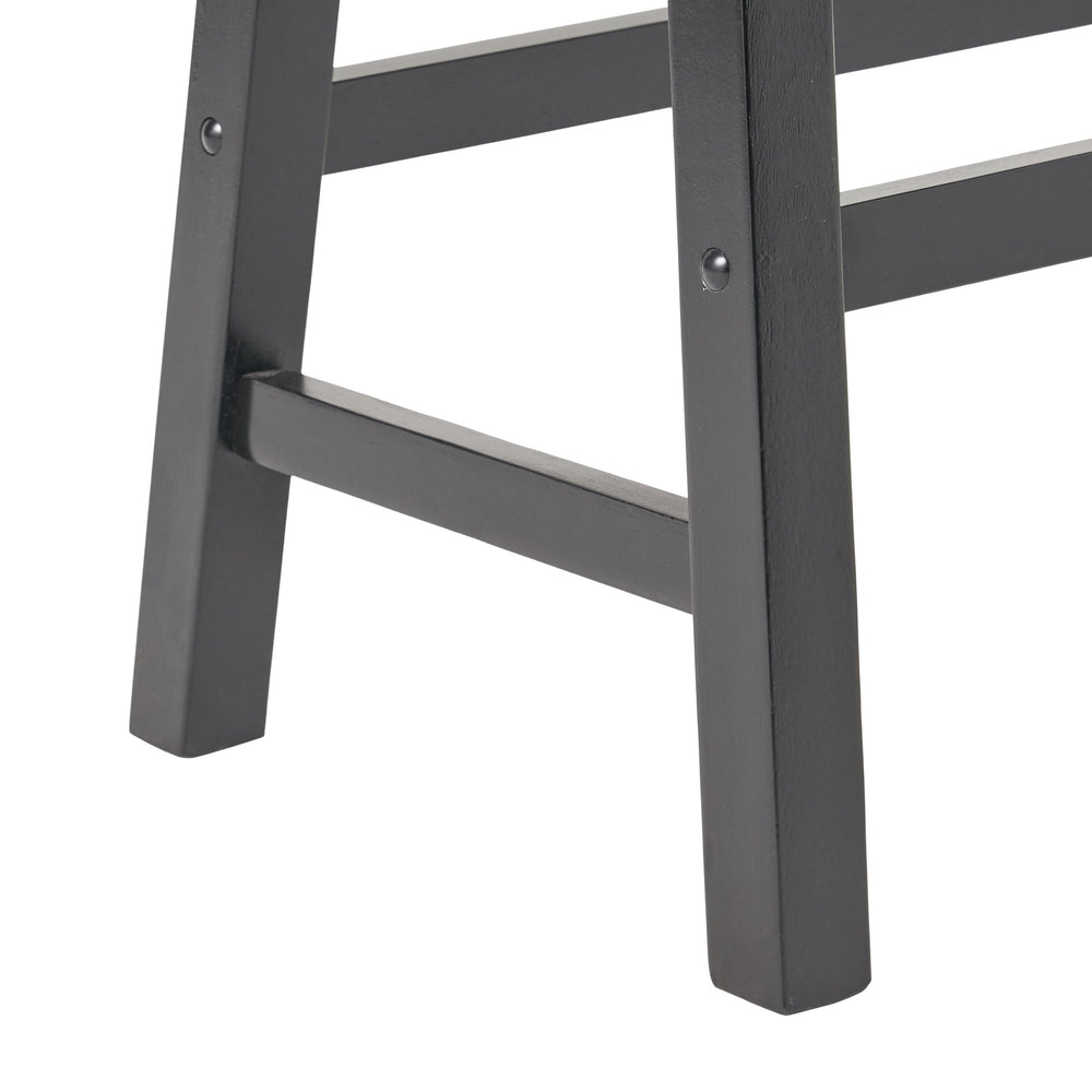 English Elm Christopher Knight Home® - POMEROY Walnut 24in Saddle Bench – Compact 35" L Wood Seat for Kitchen Nook, Home Bar Seating Elegance 56479.00