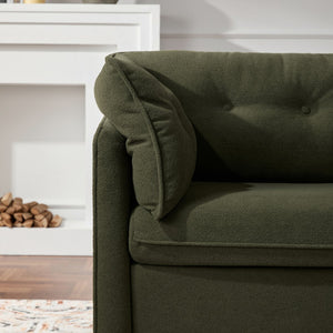 English Elm Modern Chenille Oversized Armchair - Stylish Lounge Chair For Living Room, Bedroom & More! W2997P236136