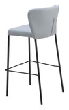 Linz Barstool - Set of 2 Gray 109783 Zuo Modern