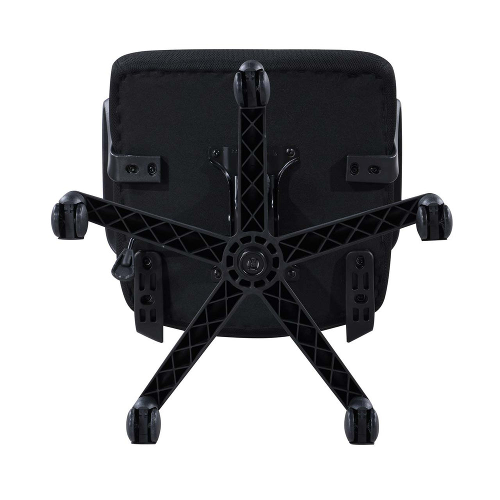 English Elm Ergo Breathable Mesh Office Chair with Lumbar Support, High-Density Foam Seat, Sleek Black Design B343P326233