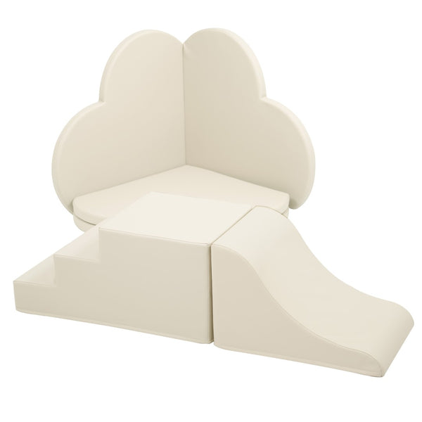 English Elm Soft High-density Foam Climbing Blocks 6-piece Toddler Play Set for Playroom Beige N710P414923K