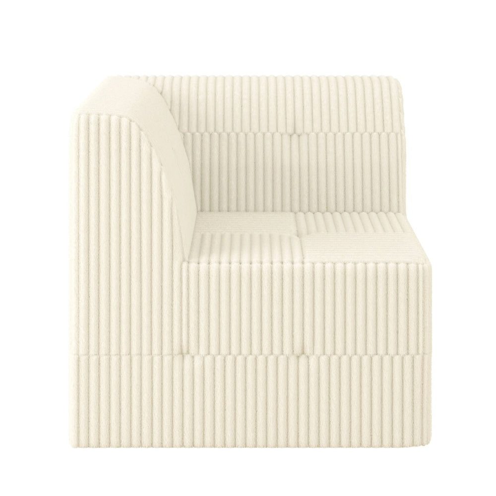 English Elm U Shape Modular Sectional Sofa - Stylish Corduroy Couch For Living Room, Bedroom, And Guests Comfort W487S00260-GIGA