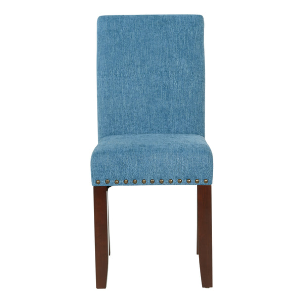 OSP Home Furnishings Parsons Dining Chair Navy Fabric