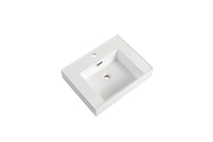 English Elm Resin Ameican White Oak Gel Basin Vanity Top 29.5x13.2x23.6 Inch Durable Non-Toxic Smooth Finish W1972P186770