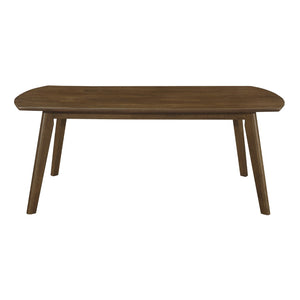 English Elm Contemporary Mid-century 3 Piece Walnut Wood Living Room Coffee and End Table Set B011P480450