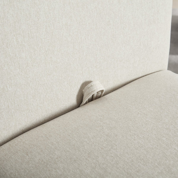 English Elm COOLMORE Swivel Rolling Dining Chair with Hidden Storage, Linen Upholstered 4-Wheel Multiuse Seat Beige W1539P277679