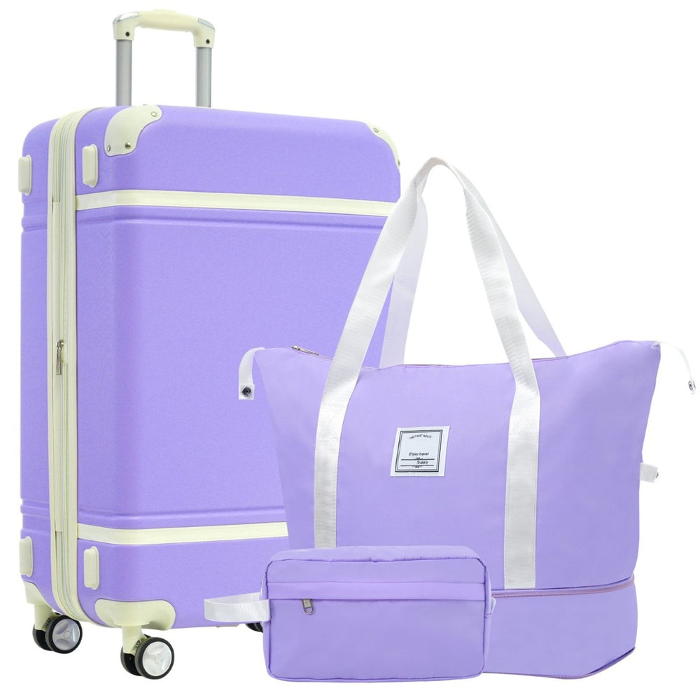 English Elm Hardshell Abs Luggage Set with Duffel Spinner Wheels Tsa Lock Expandable Travel N732P193485I