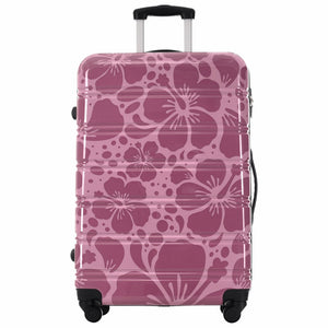 English Elm Hardshell Polycarbonate Luggage Set Three Piece Tsa Lock Spinner Travel Suitcases Pink Purple N732P306618H