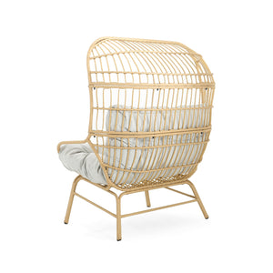 English Elm Christopher Knight Home® - Palos Outdoor Wicker Loveseat - Stylish Light Brown, Weather-Resistant Pe Rattan For Comfort & Durability N775P191275L