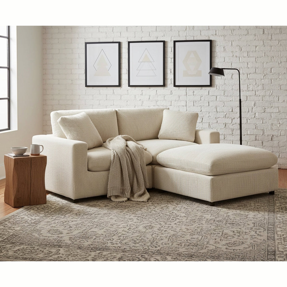 English Elm Chelsea Modular 3-Piece Chofa - Luxurious, Customizable Seating With Plush Comfort & Easy Care B050S00012
