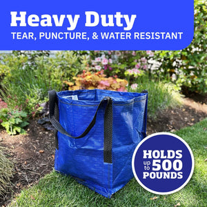 English Elm Heavy Woven Polypropylene 22 Gallon Self Standing Tote for Moving Storage and Hauling W2181P193828