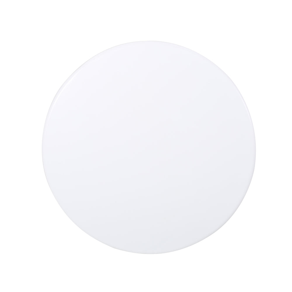 English Elm Christopher Knight Home® - NEVADA Side Table with Breezy Mesh Iron Design, Rounded Silhouette for Timeless Outdoor Living Space Matte White 65459.00WHI