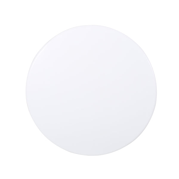 English Elm Christopher Knight Home® - NEVADA Side Table with Breezy Mesh Iron Design, Rounded Silhouette for Timeless Outdoor Living Space Matte White 65459.00WHI