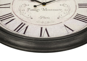 English Elm Clocks, 30" Round Oversized Wall Clock In Brown - Timeless Design With Quiet Quartz Movement B2710P287069