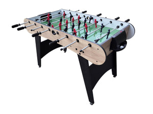 English Elm Soccer Foosball Table 4 Foot Chrome Rod Mdf Game Room Family Indoor Play W1936P304934
