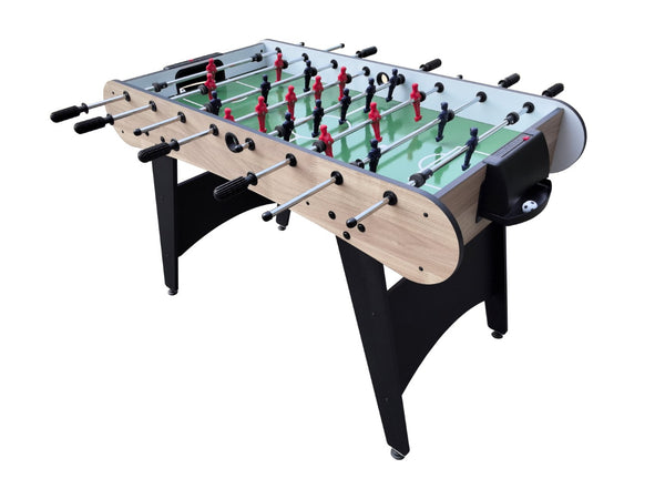 English Elm Soccer Foosball Table 4 Foot Chrome Rod Mdf Game Room Family Indoor Play W1936P304934