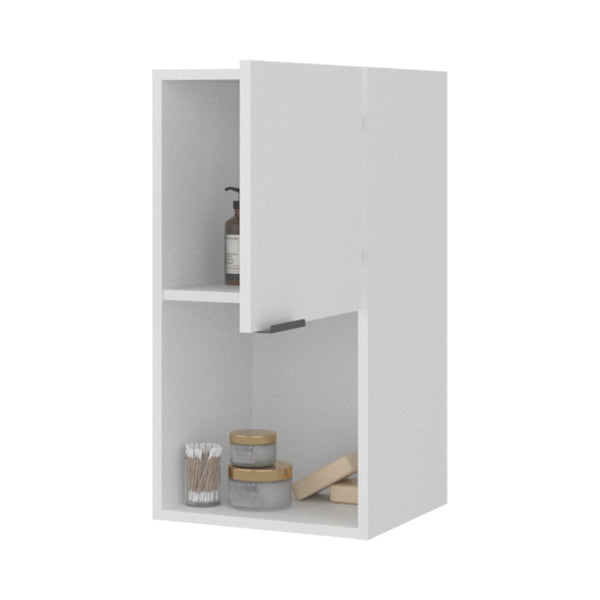 English Elm Roxbury Wall Mounted Medicine Cabinet with Two Shelves White Melamine Bathroom Storage B097P407597